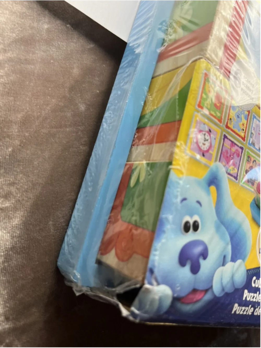 Melissa & Doug Blue's Clues & You Wooden Cube Puzzle 6-in-1 Tray NEW